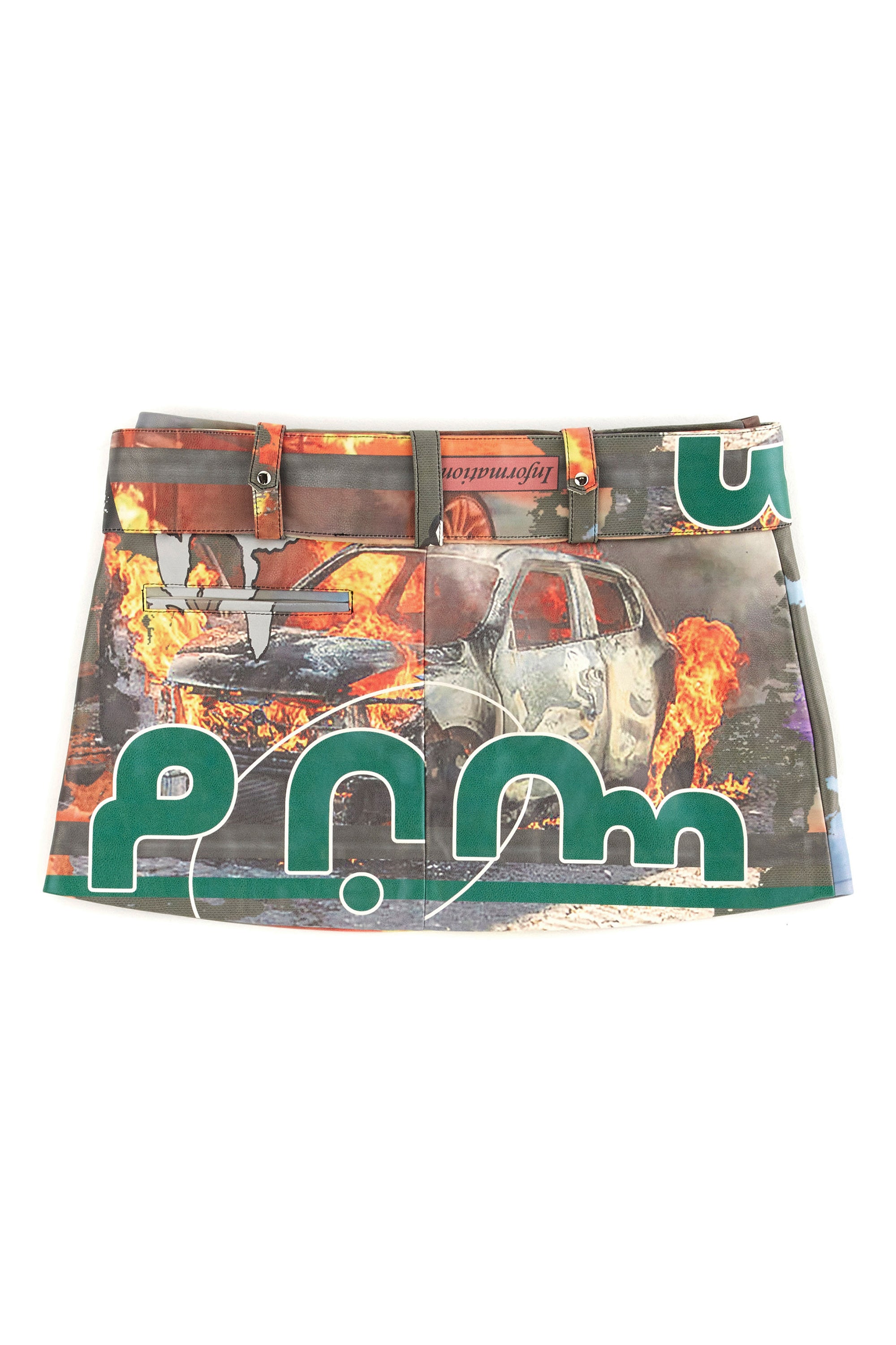 The P.A.M. RACING VINYL MINI SKIRT  available online with global shipping, and in PAM Stores Melbourne and Sydney.
