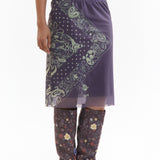 The COCO BANDANA MESH SKIRT - CHAR available online with global shipping, and in PAM Stores Melbourne and Sydney.
