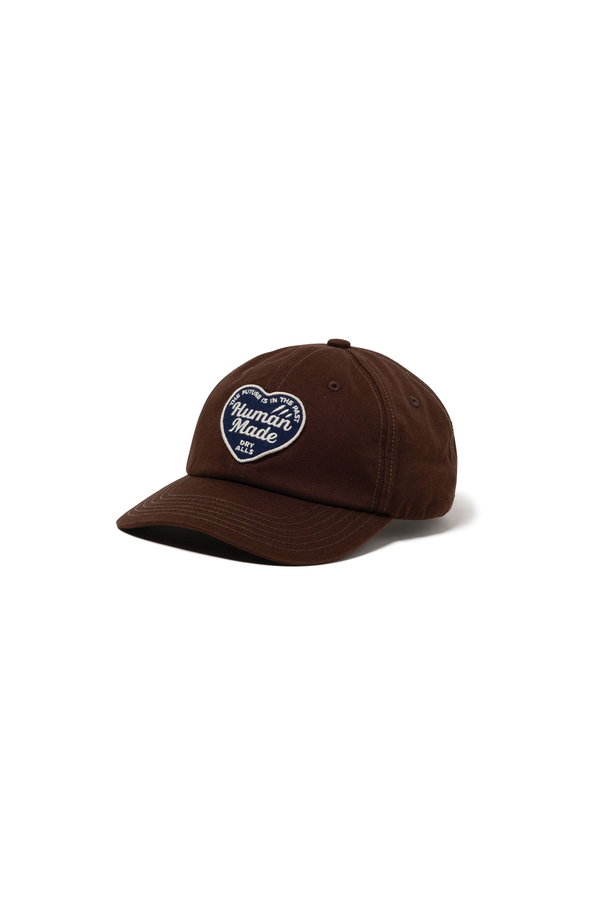 The 6PANEL TWILL HEART CAP BROWN available online with global shipping, and in PAM Stores Melbourne and Sydney.