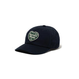 The 6PANEL TWILL HEART CAP NAVY available online with global shipping, and in PAM Stores Melbourne and Sydney.