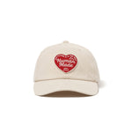 The 6PANEL TWILL HEART CAP WHITE available online with global shipping, and in PAM Stores Melbourne and Sydney.