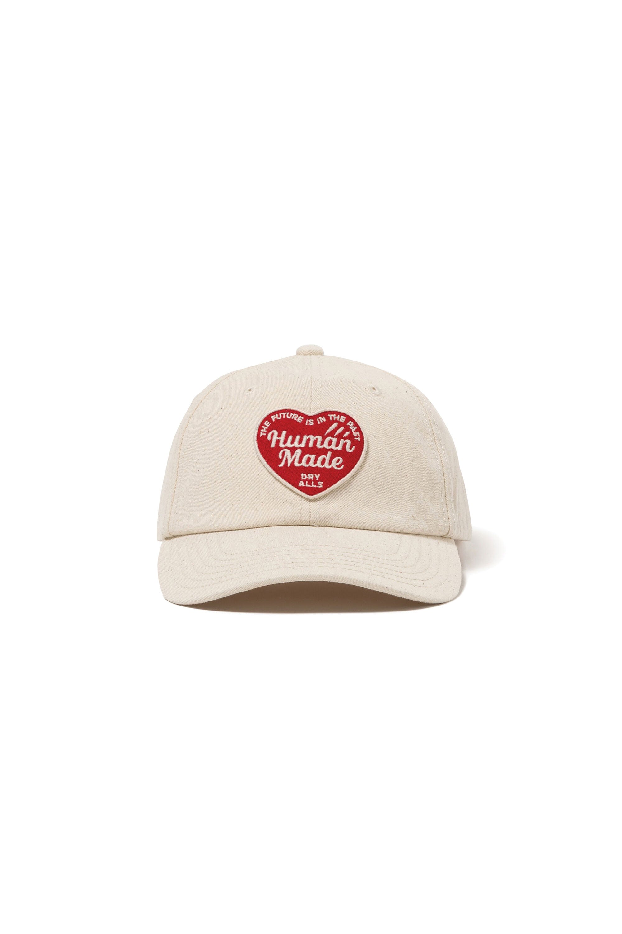 The 6PANEL TWILL HEART CAP WHITE available online with global shipping, and in PAM Stores Melbourne and Sydney.