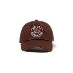 The 6PANEL TWILL CAP BROWN available online with global shipping, and in PAM Stores Melbourne and Sydney.