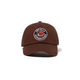 The 6PANEL TWILL CAP BROWN available online with global shipping, and in PAM Stores Melbourne and Sydney.