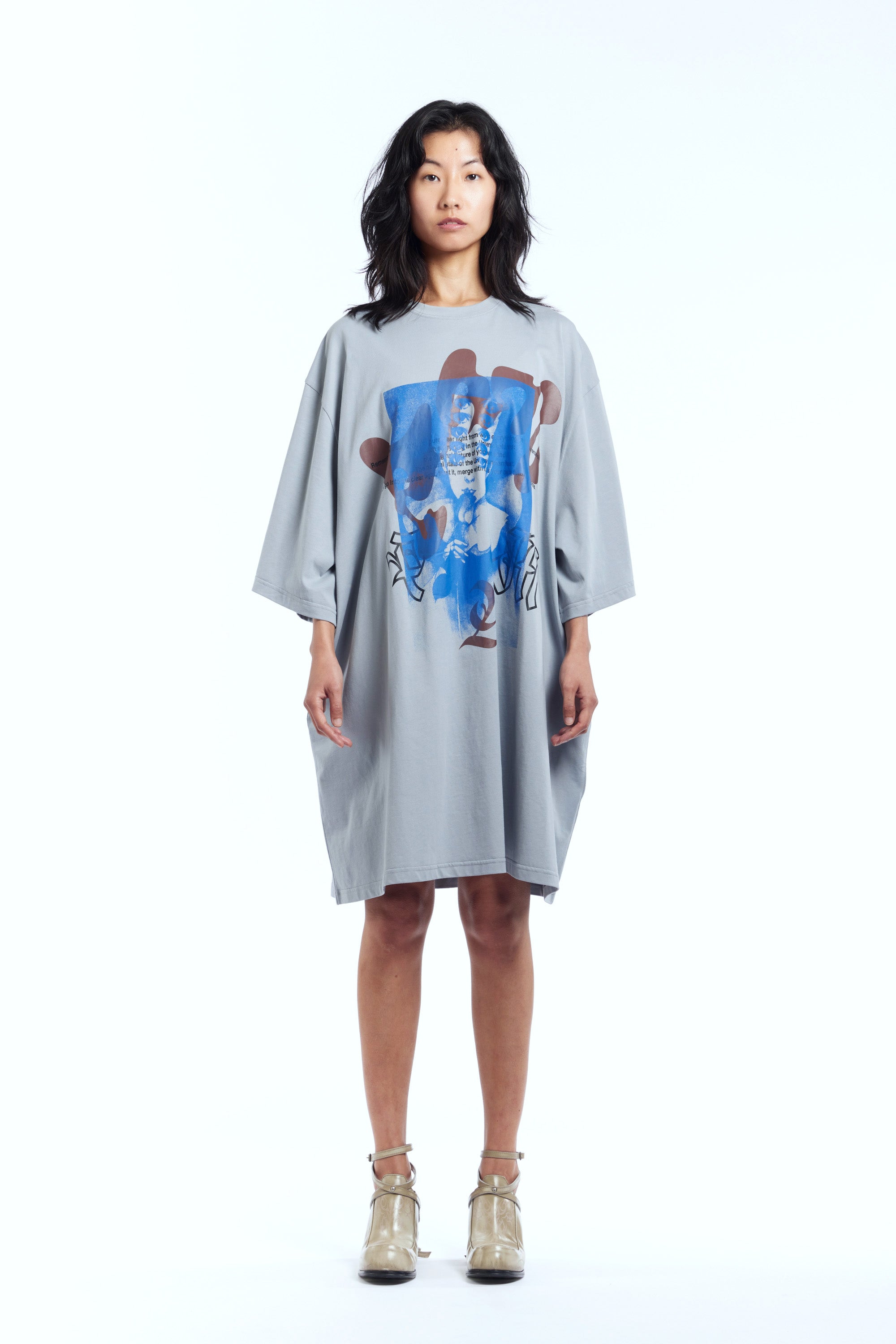 The OVERSIZED TEE DRESS  available online with global shipping, and in PAM Stores Melbourne and Sydney.