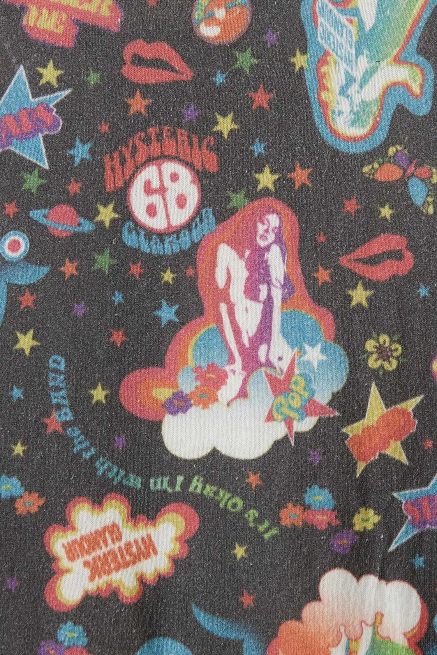 The HYSTERIC 68 PATTERNED CARDIGAN BLACK available online with global shipping, and in PAM Stores Melbourne and Sydney.