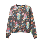 The HYSTERIC 68 PATTERNED CARDIGAN BLACK available online with global shipping, and in PAM Stores Melbourne and Sydney.