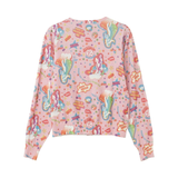 The HYSTERIC 68 PATTERNED CARDIGAN PINK available online with global shipping, and in PAM Stores Melbourne and Sydney.