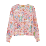 The HYSTERIC 68 PATTERNED CARDIGAN PINK available online with global shipping, and in PAM Stores Melbourne and Sydney.