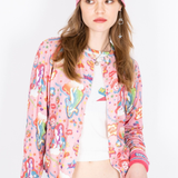 The HYSTERIC 68 PATTERNED CARDIGAN PINK available online with global shipping, and in PAM Stores Melbourne and Sydney.