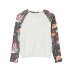 The HYSTERIC 68 PATTERNED 3/4 SLEEV PULLOVER BLACK available online with global shipping, and in PAM Stores Melbourne and Sydney.