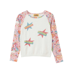 The HYSTERIC 68 PATTERNED 3/4 SLEEVE PULLOVER PINK available online with global shipping, and in PAM Stores Melbourne and Sydney.