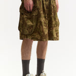 The GARDEN VARIETY CAMO CHOW SHORTS available online with global shipping, and in PAM Stores Melbourne and Sydney.