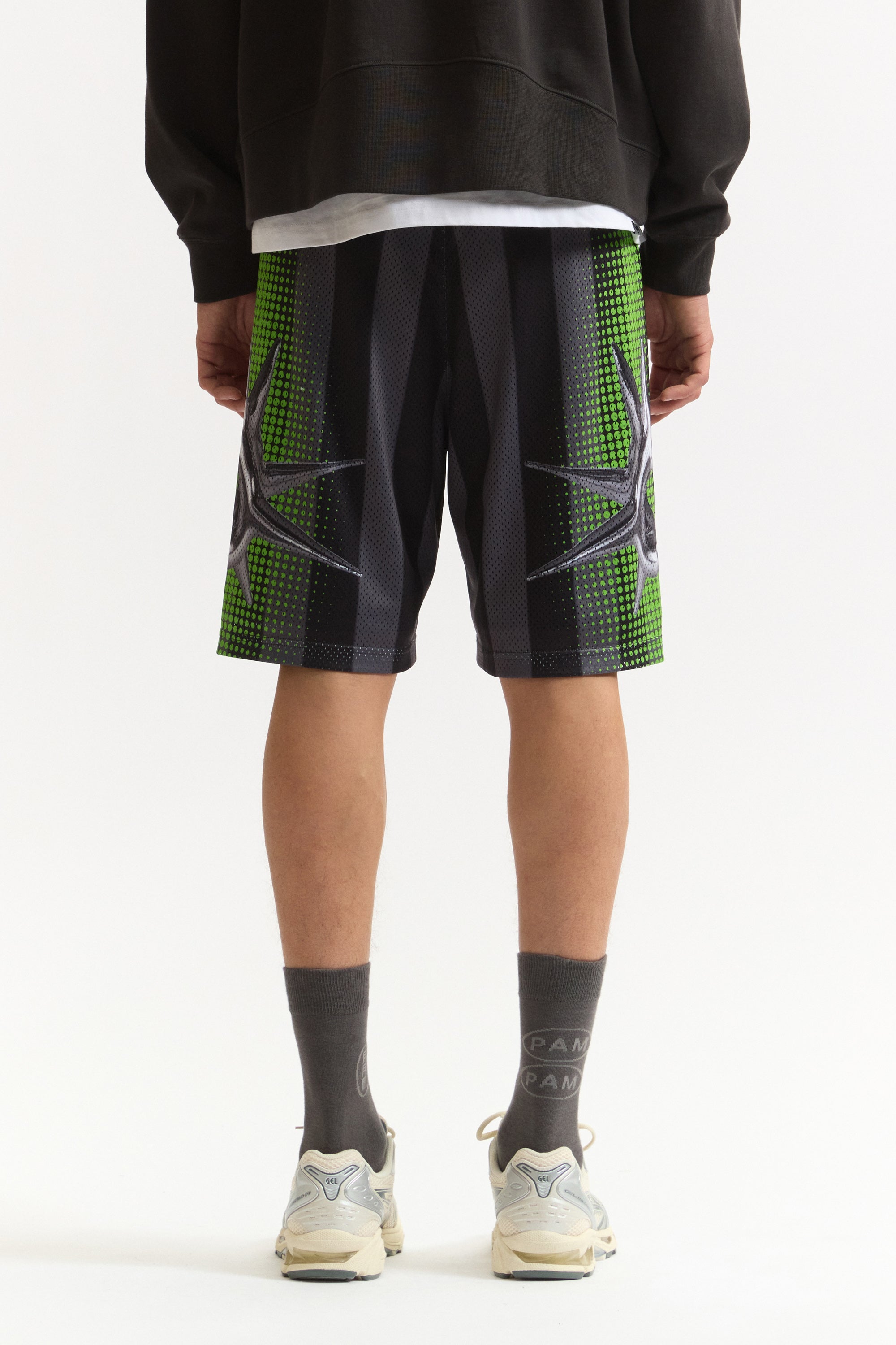 The SMOKE AND DREAMS MESH SHORTS available online with global shipping, and in PAM Stores Melbourne and Sydney.