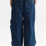 The DENIM PONDERING PANTS available online with global shipping, and in PAM Stores Melbourne and Sydney.