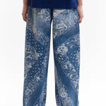 The COCO BANDANA OVER PRINT JEANS available online with global shipping, and in PAM Stores Melbourne and Sydney.
