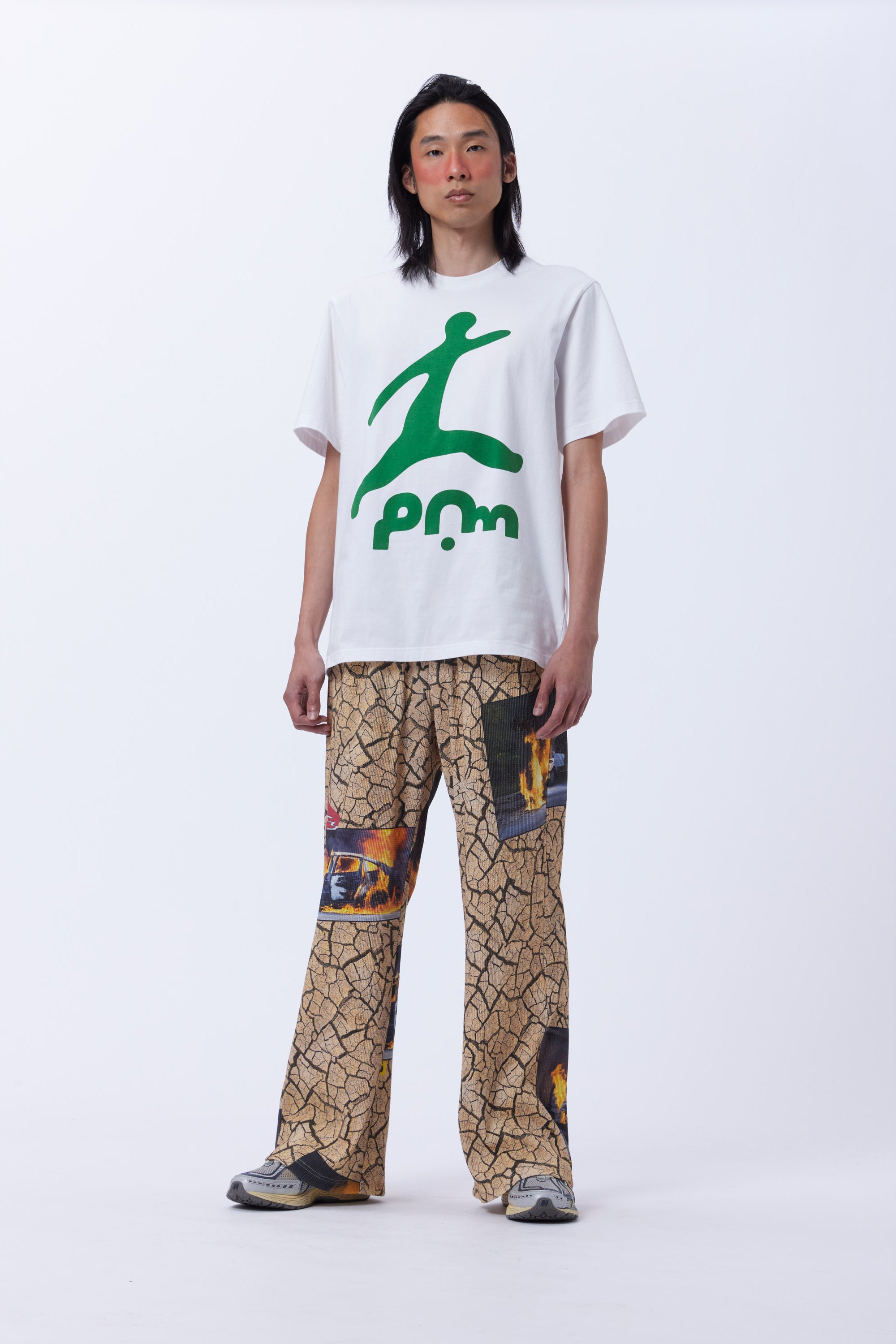 The CRACKED EARTH RELAX FIT PANT  available online with global shipping, and in PAM Stores Melbourne and Sydney.