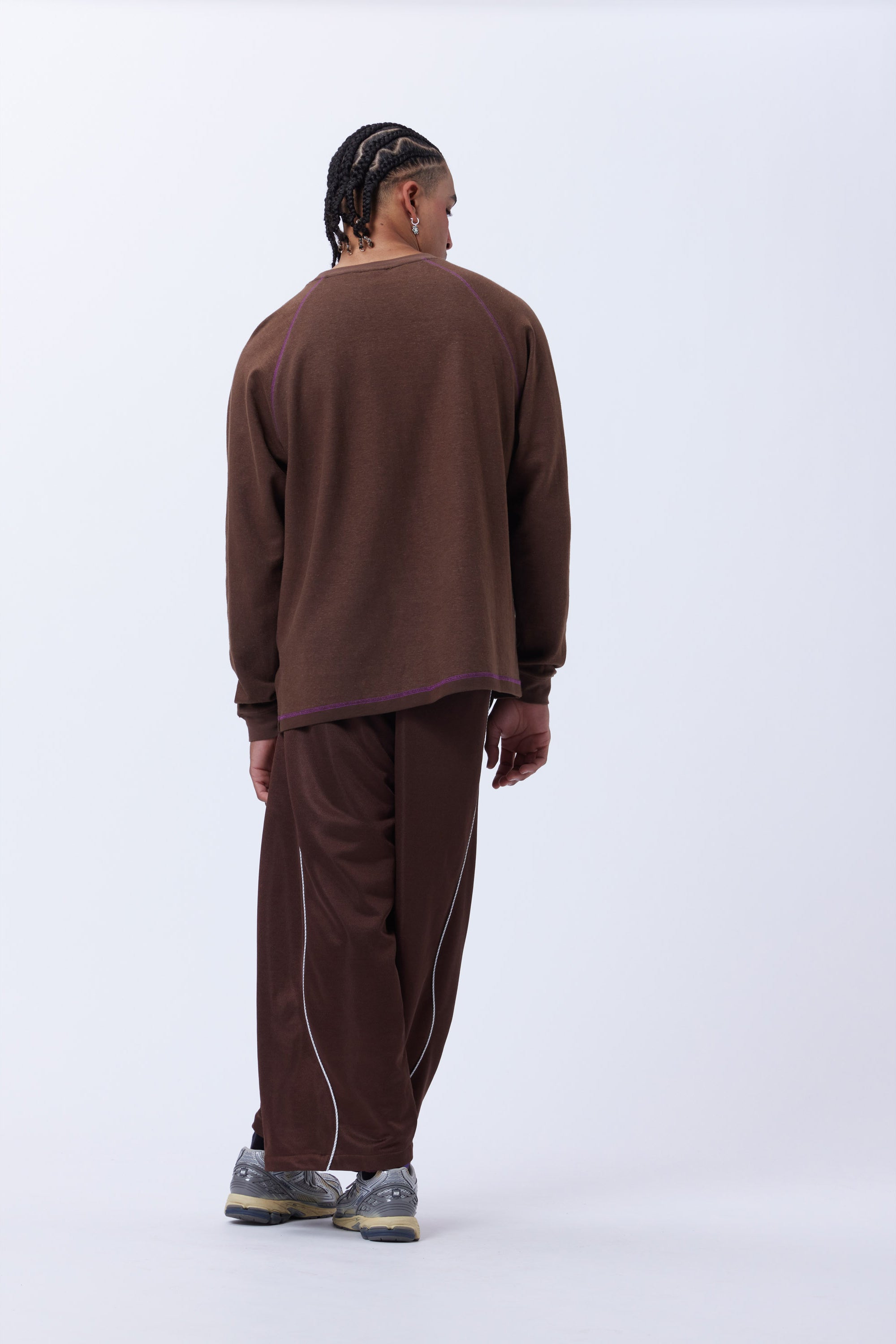 The POSEIDON WIDE LEG TRACK PANT  available online with global shipping, and in PAM Stores Melbourne and Sydney.