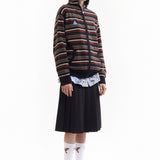 The NAMES GO BY HOODED ZIP THRU KNIT available online with global shipping, and in PAM Stores Melbourne and Sydney.