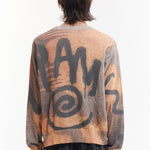 The GETTING OVER PRINTED KNIT CREWNECK available online with global shipping, and in PAM Stores Melbourne and Sydney.