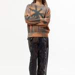The GETTING OVER PRINTED KNIT CREWNECK available online with global shipping, and in PAM Stores Melbourne and Sydney.