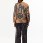 The GETTING OVER PRINTED KNIT CREWNECK available online with global shipping, and in PAM Stores Melbourne and Sydney.