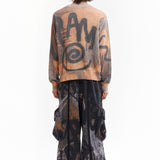 The GETTING OVER PRINTED KNIT CREWNECK available online with global shipping, and in PAM Stores Melbourne and Sydney.