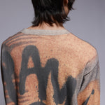The GETTING OVER PRINTED KNIT CREWNECK available online with global shipping, and in PAM Stores Melbourne and Sydney.