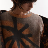 The GETTING OVER PRINTED KNIT CREWNECK available online with global shipping, and in PAM Stores Melbourne and Sydney.