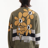 The WORLD MELT KNIT CREWNECK available online with global shipping, and in PAM Stores Melbourne and Sydney.