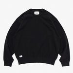 The CREW NECK AFA SWEATER BLACK available online with global shipping, and in PAM Stores Melbourne and Sydney.