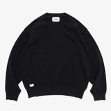 The CREW NECK AFA SWEATER BLACK available online with global shipping, and in PAM Stores Melbourne and Sydney.