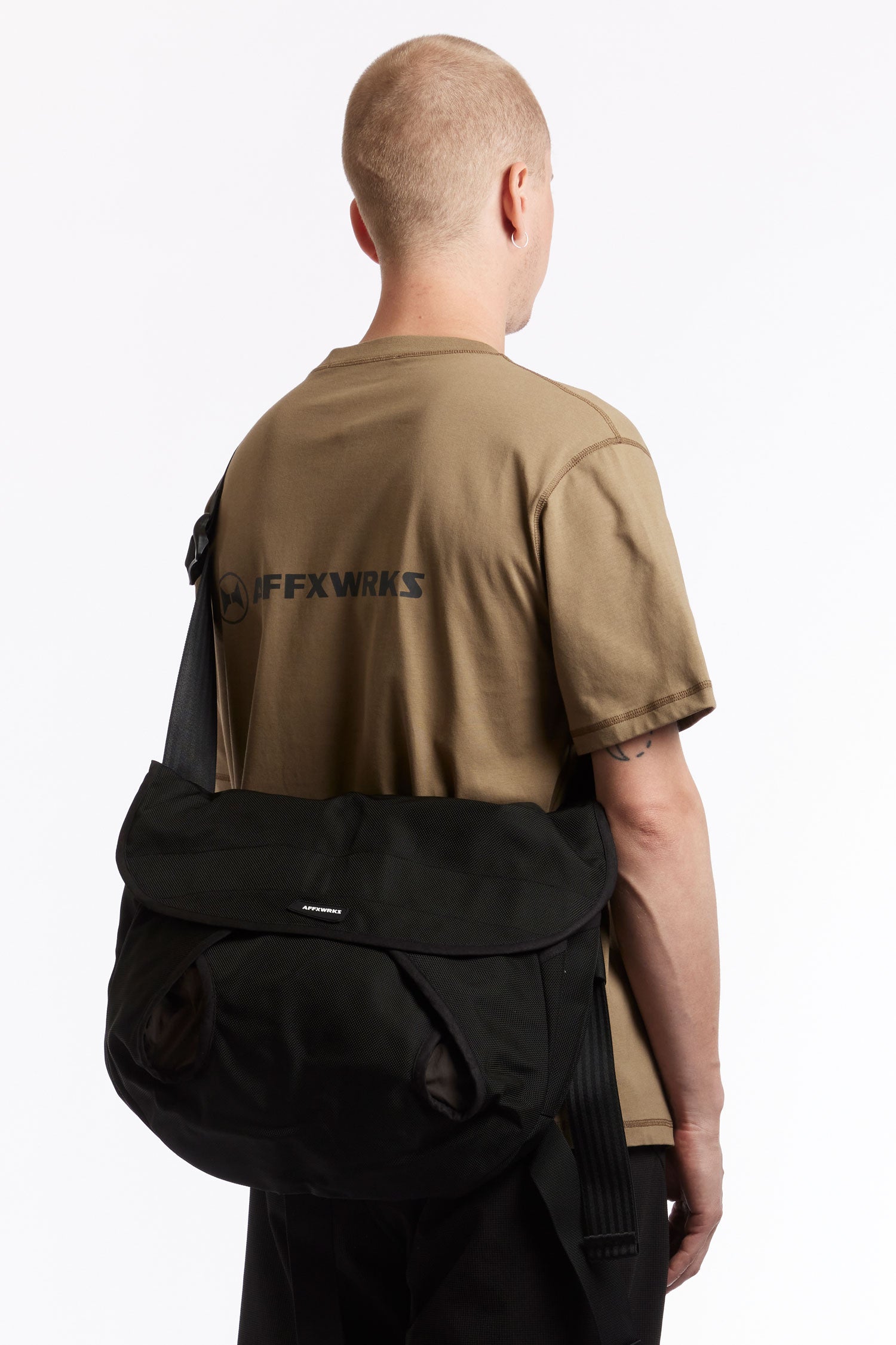 The AFFXWRKS - RABIN MESSENGER BAG  available online with global shipping, and in PAM Stores Melbourne and Sydney.