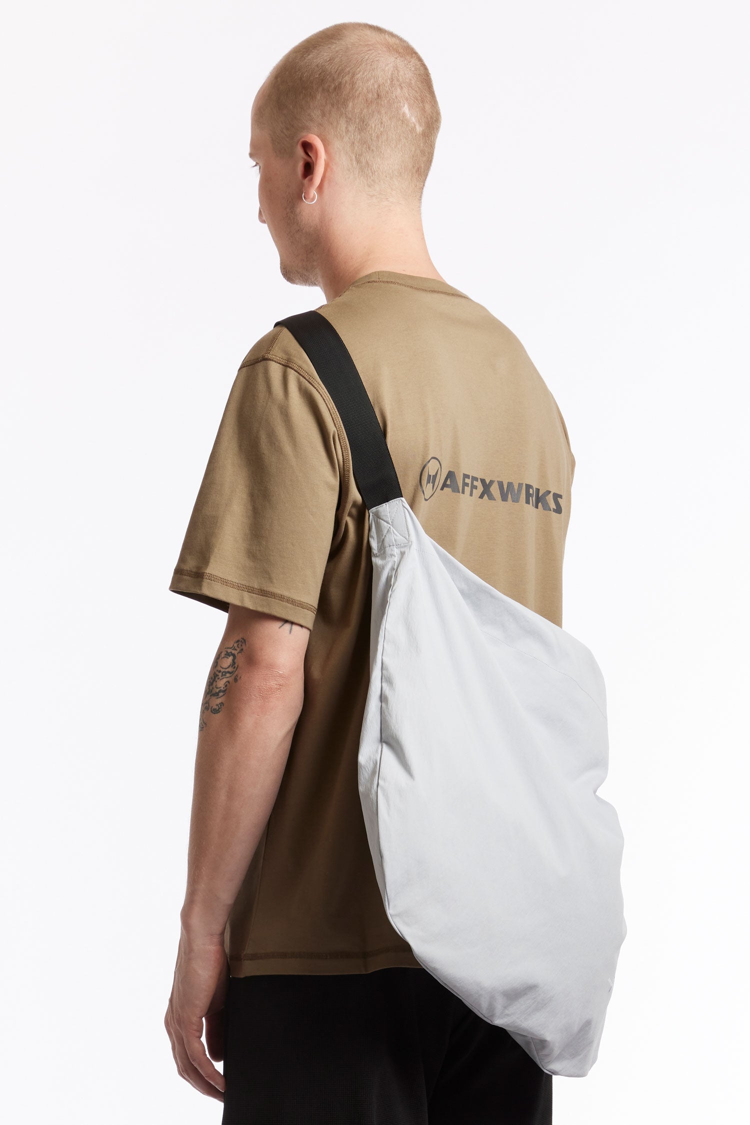 The AFFXWRKS - G-HOOK BAG MINERAL GREY available online with global shipping, and in PAM Stores Melbourne and Sydney.