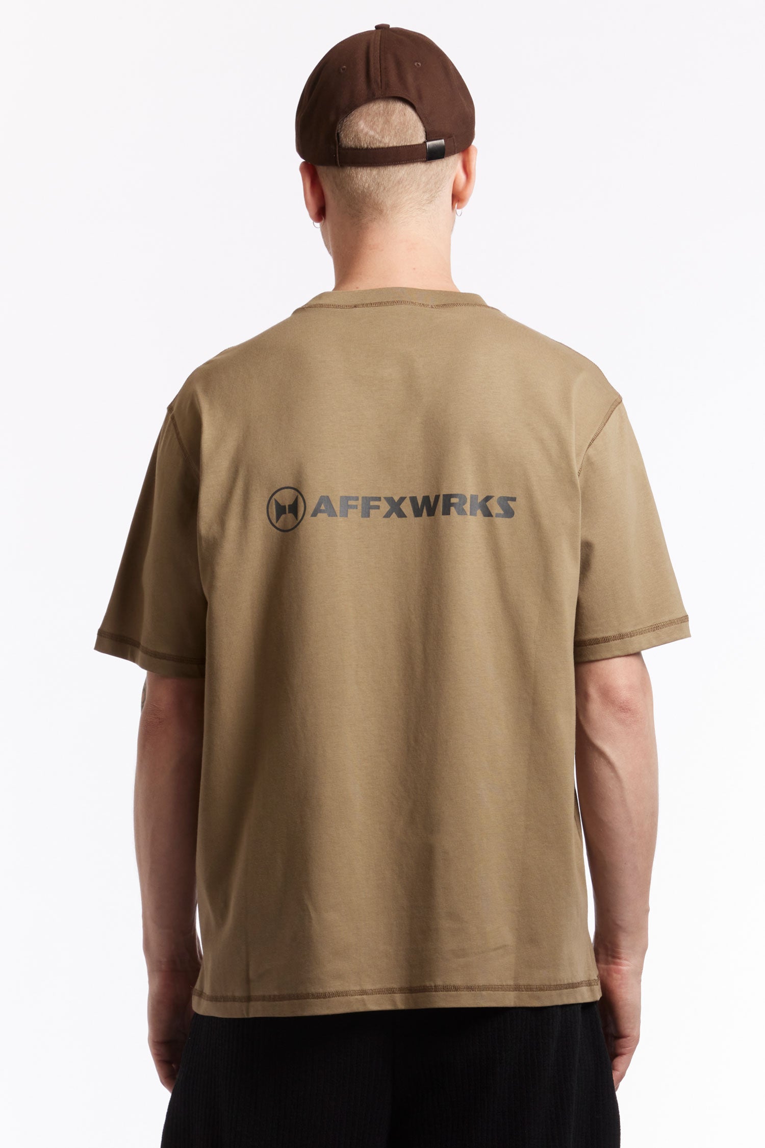 The AFFXWRKS - AFFXWRKS TEE  available online with global shipping, and in PAM Stores Melbourne and Sydney.