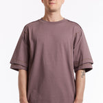 The AFFXWRKS - DUAL SLEEVE SS TEE FLINT available online with global shipping, and in PAM Stores Melbourne and Sydney.