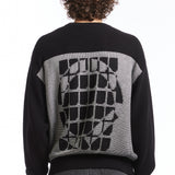 The AGENT KNIT SWEATER BLACK available online with global shipping, and in PAM Stores Melbourne and Sydney.