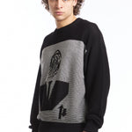 The AGENT KNIT SWEATER BLACK available online with global shipping, and in PAM Stores Melbourne and Sydney.