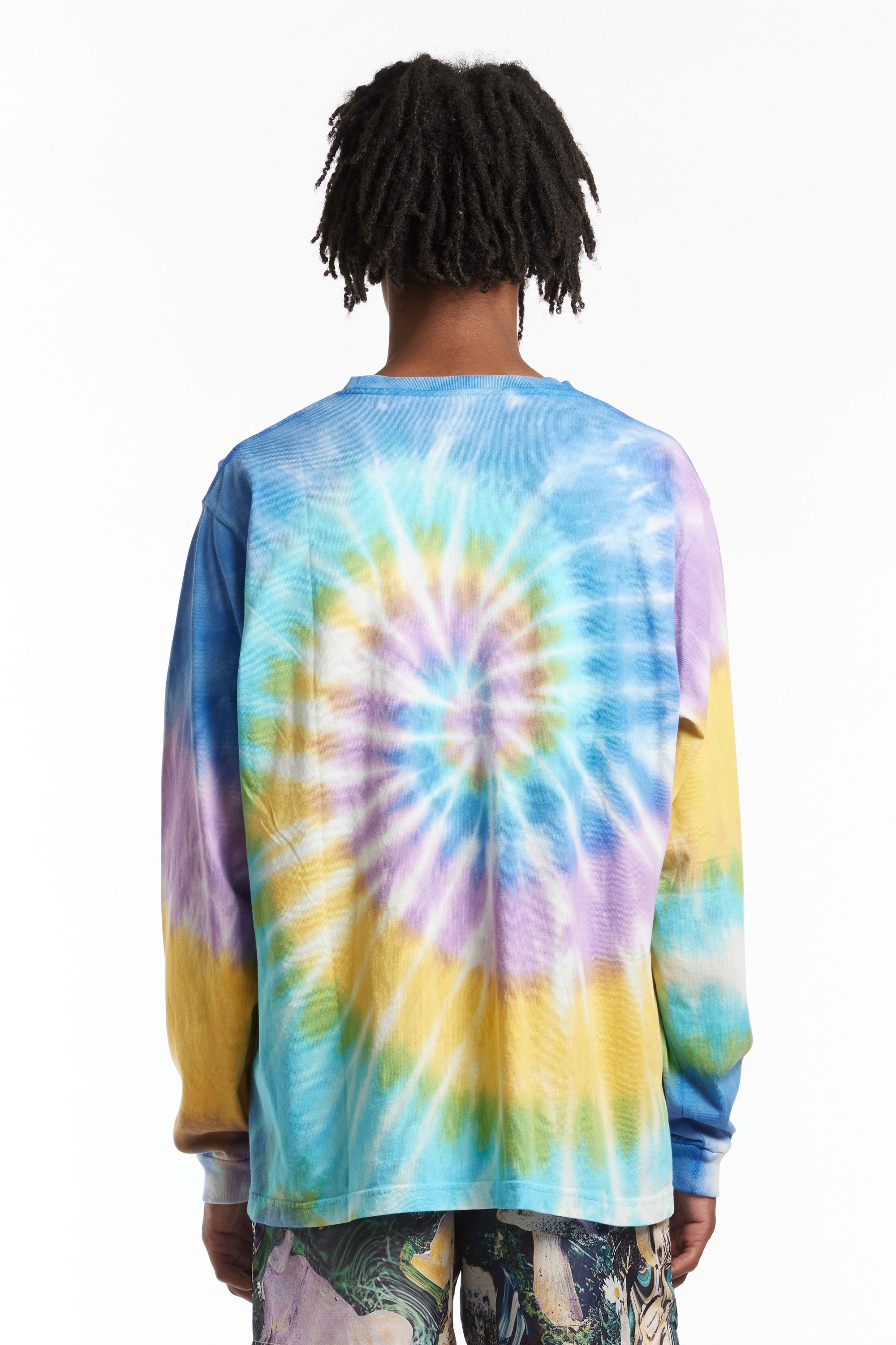 The GOOD MORNING TAPES - AMBIENT TIE DYE LS TEE  available online with global shipping, and in PAM Stores Melbourne and Sydney.