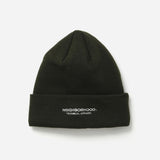 The SS26 NH ACRYLIC KNIT BEANIE OLIVE DRAB available online with global shipping, and in PAM Stores Melbourne and Sydney.
