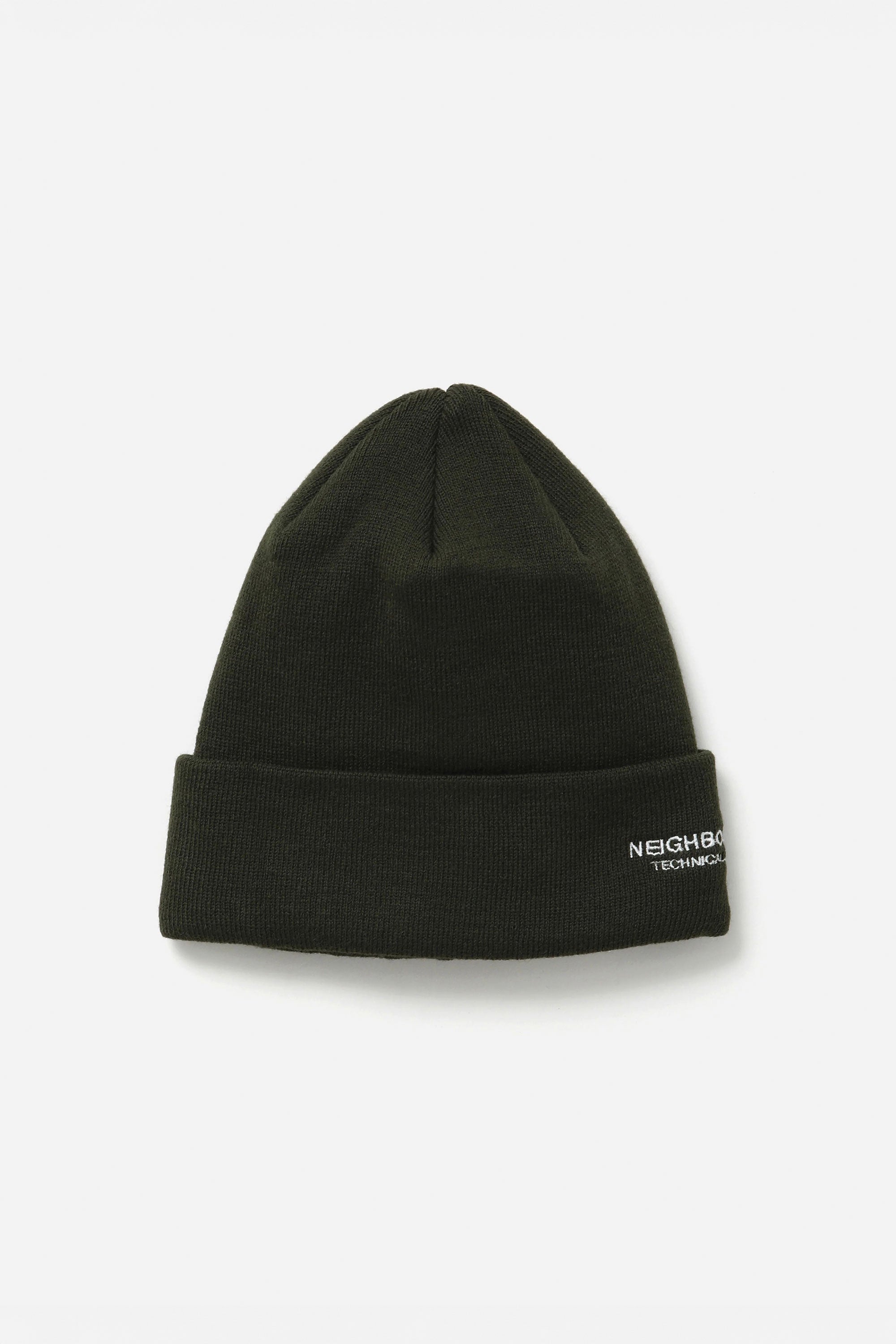 The SS26 NH ACRYLIC KNIT BEANIE OLIVE DRAB available online with global shipping, and in PAM Stores Melbourne and Sydney.