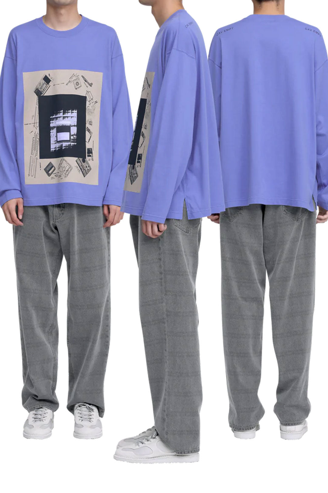 The AS Purple sky LONG SLEEVE T available online with global shipping, and in PAM Stores Melbourne and Sydney.
