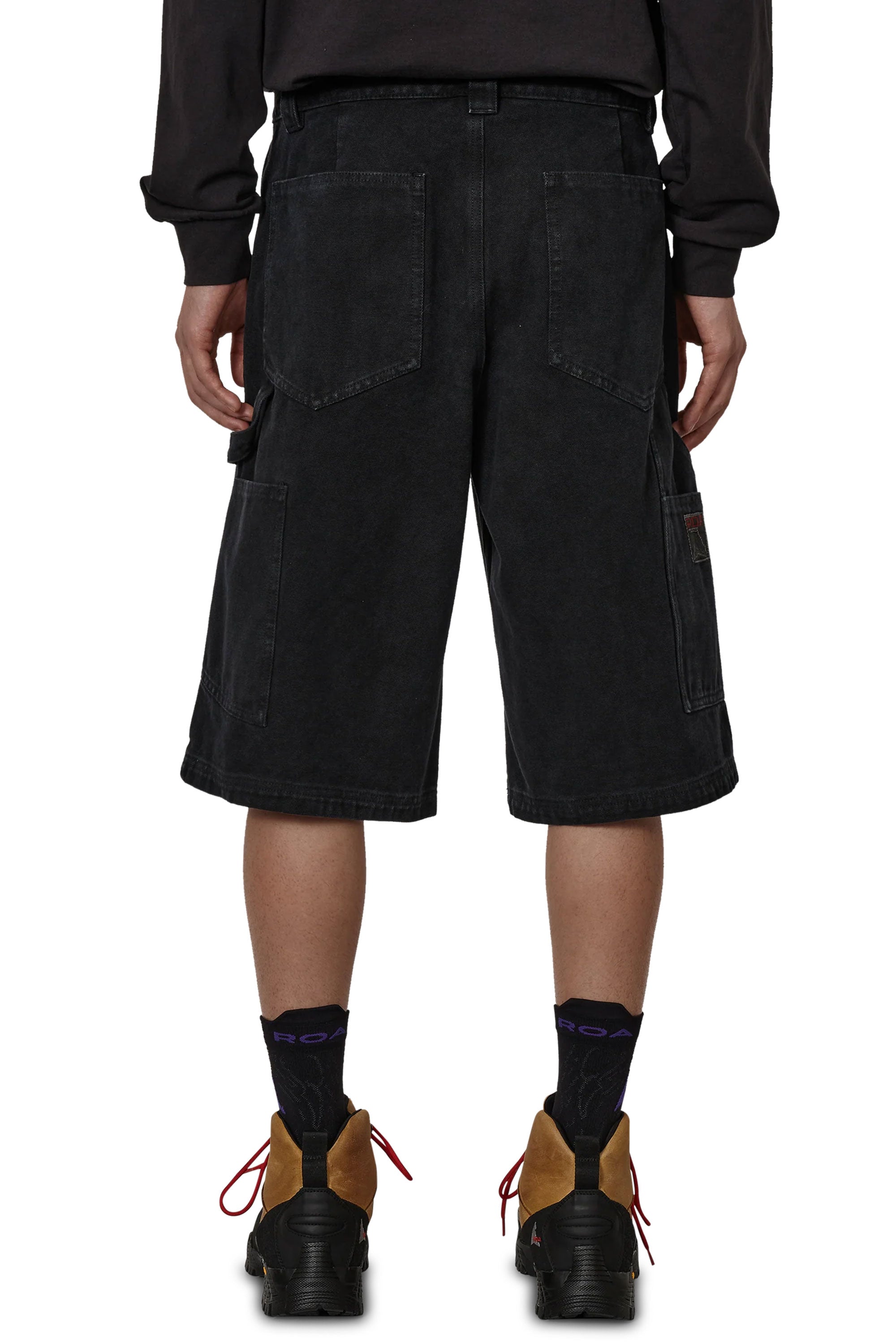 The Ash Canvas Shorts Washed Black available online with global shipping, and in PAM Stores Melbourne and Sydney.