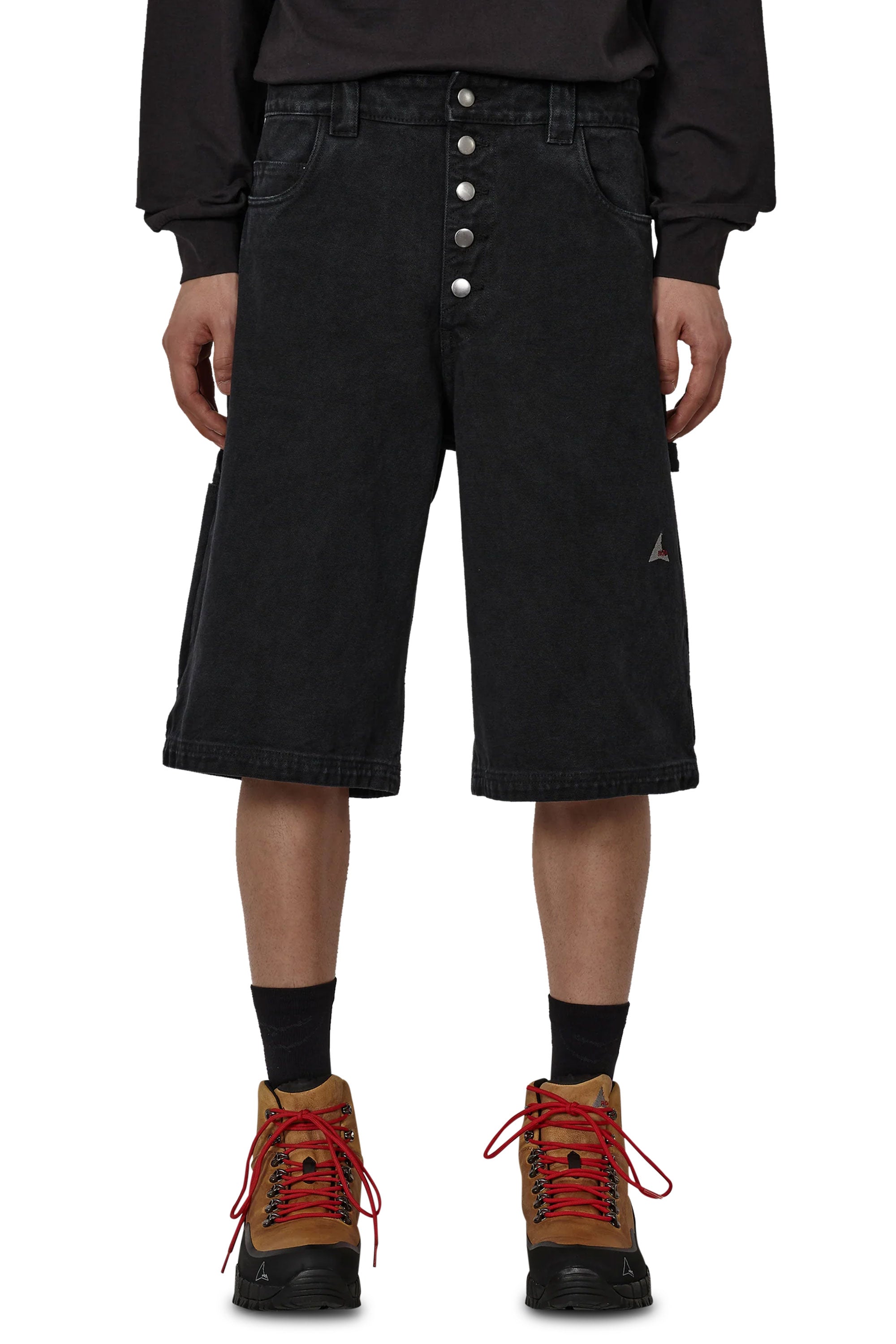 The Ash Canvas Shorts Washed Black available online with global shipping, and in PAM Stores Melbourne and Sydney.