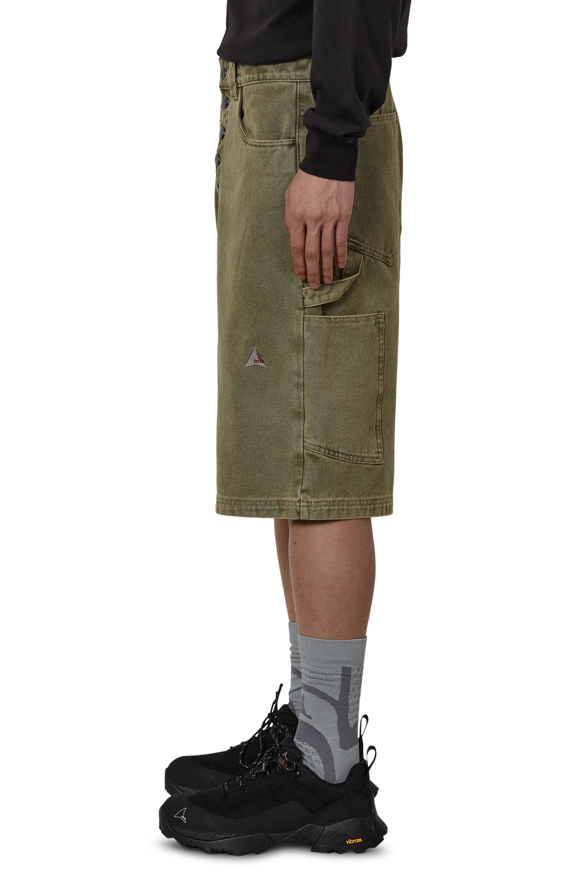 The Ash Canvas Shorts Sage Green available online with global shipping, and in PAM Stores Melbourne and Sydney.