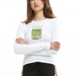 The Asparagus Longsleeve Tee available online with global shipping, and in PAM Stores Melbourne and Sydney.