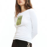 The Asparagus Longsleeve Tee available online with global shipping, and in PAM Stores Melbourne and Sydney.