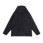 The ATTACHED HOOD FLEECE ZIP UP available online with global shipping, and in PAM Stores Melbourne and Sydney.