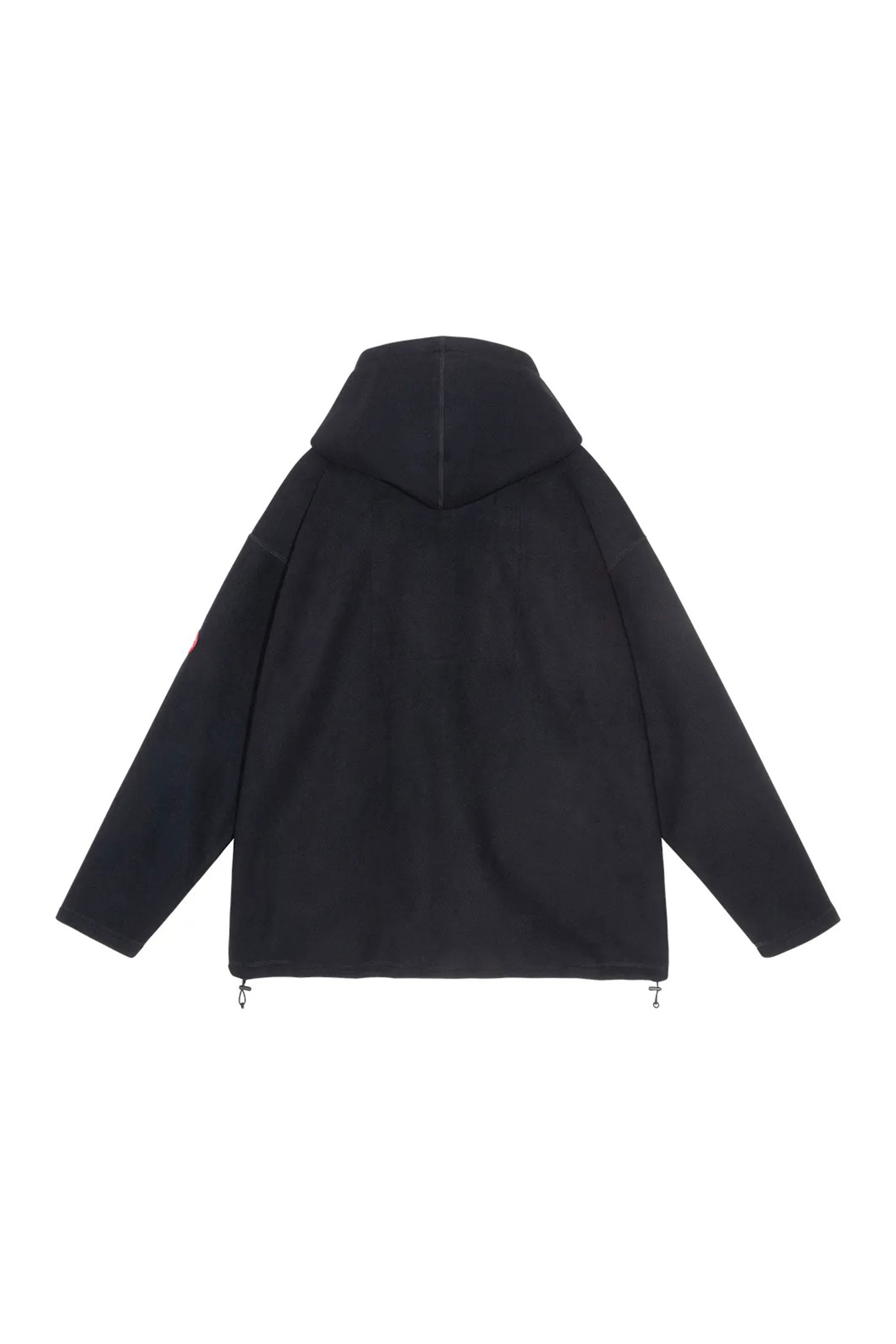 The ATTACHED HOOD FLEECE ZIP UP available online with global shipping, and in PAM Stores Melbourne and Sydney.