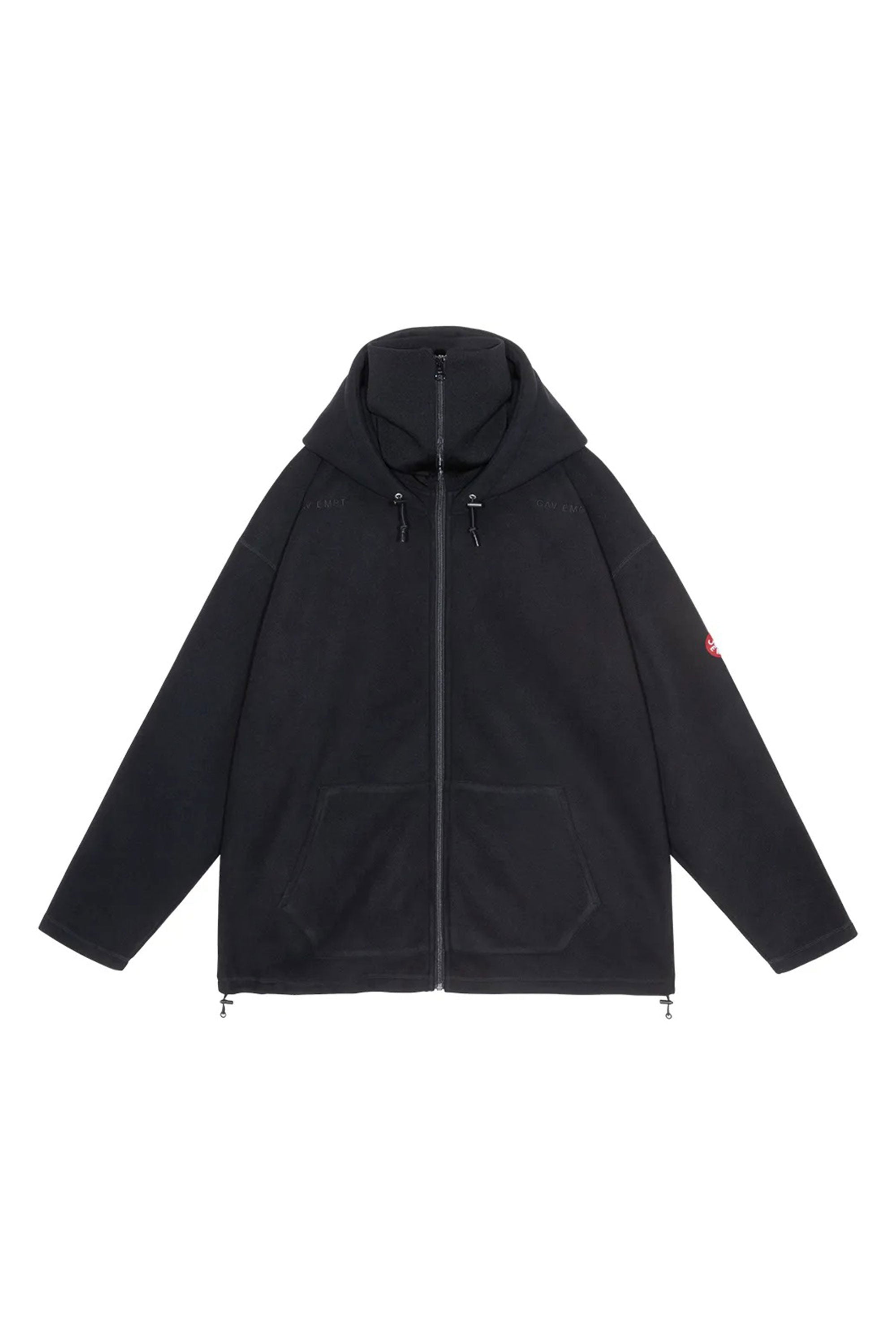The ATTACHED HOOD FLEECE ZIP UP available online with global shipping, and in PAM Stores Melbourne and Sydney.